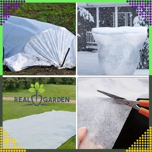 Zimní krycí agrotextilie 50 g, bílá 1,6 × 100 m