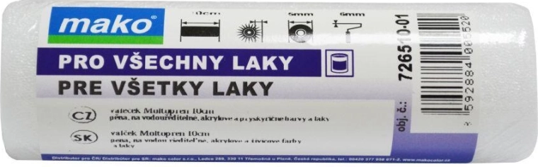 Malířský váleček z pěny 100 mm MAKOPOREN