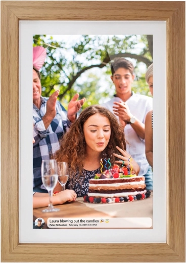 Chytrý digitální fotorámeček 10,1" s Wi‑Fi a dotykovým IPS displejem