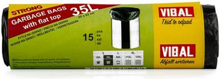 Pytle na odpad 35 l, 15 ks