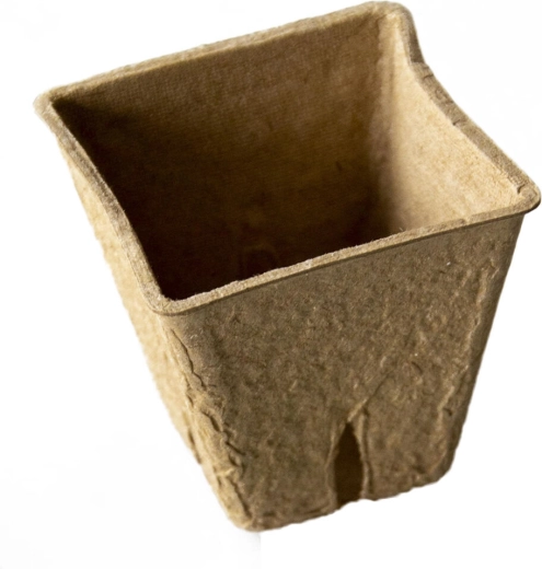 Jednorázový rašelinový květináč 6 × 6 × 5,6 cm (20 ks)