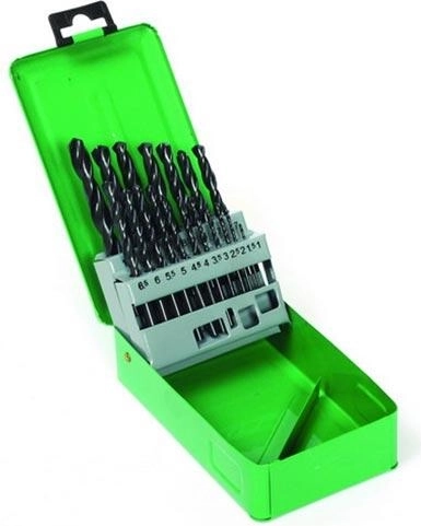 Sada vrtáků do kovu HSS 1,0–10,0 mm, 19 dílů