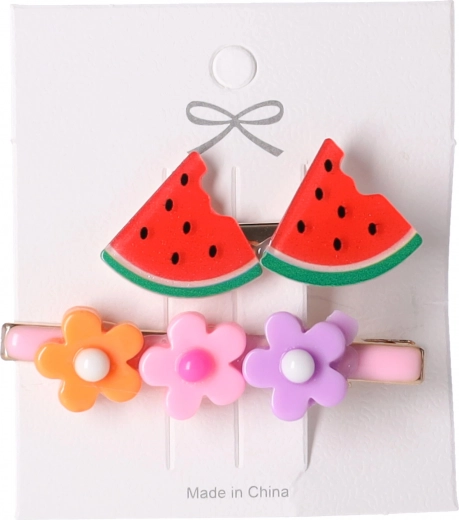 Sada 2 vlasových spon – meloun