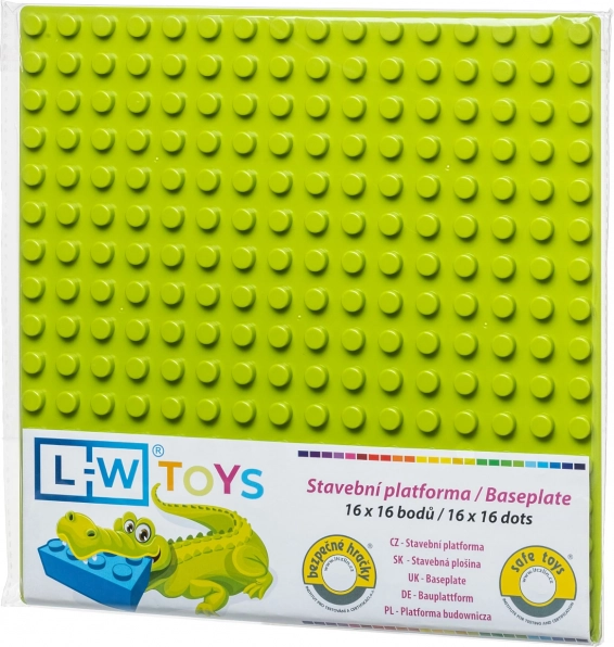 Stavební podložka L‑W TOYS junior 25,5 × 25,5 cm