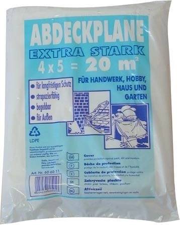 Zakrývací fólie 4 × 5 m, 40 µm – silná