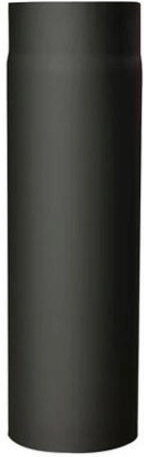 Kouřová roura s otvorem 120 mm, délka 250 mm, černá