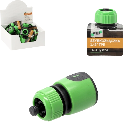 Rychlospojka 1/2" se STOP funkcí s TPE povrchem