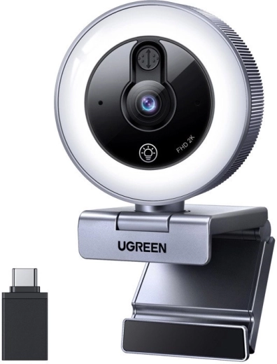Ugreen CM910 webkamera 2K s LED přisvícením a mikrofonem