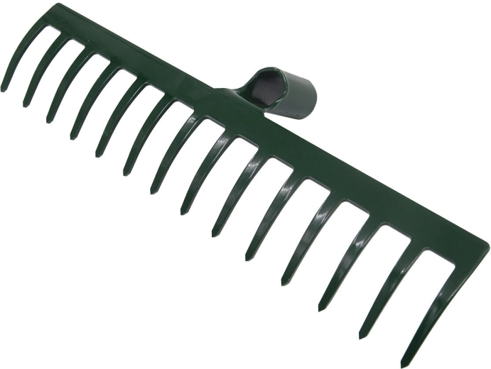 Hrábě ocelové PROFI 14 zubů 39,5 cm bez násady