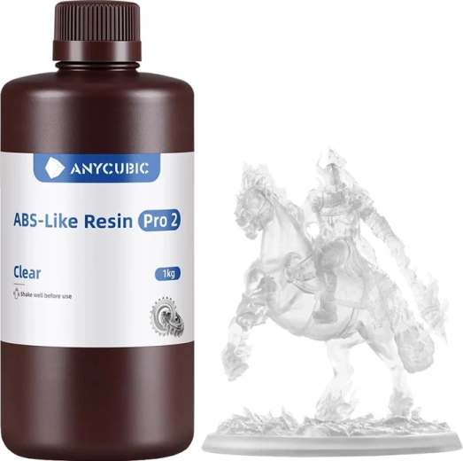 Anycubic abs-like resin pro 2 průhledná pryskyřice