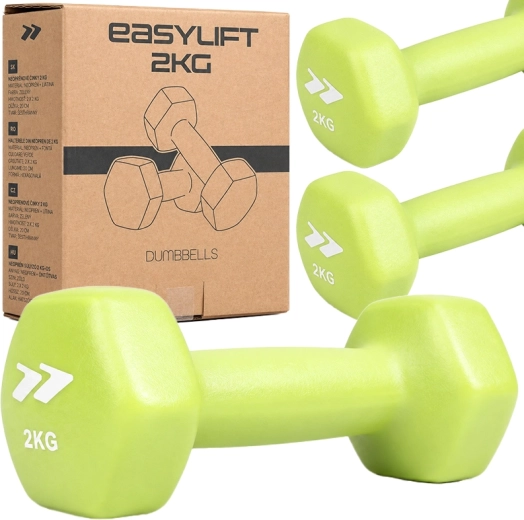 Neoprenové jednoručky EasyLift 2 kg (2 ks)