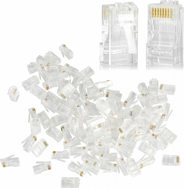 Koncovky RJ45 8P8C – balení 100 ks