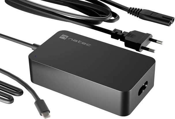 USB‑C nabíječka NATEC Grayling GaN 65W pro notebooky