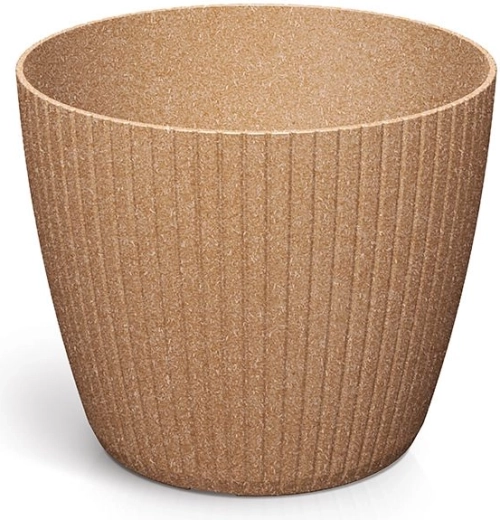 Květináč Lamia Eco Wood 13,8 cm naturo