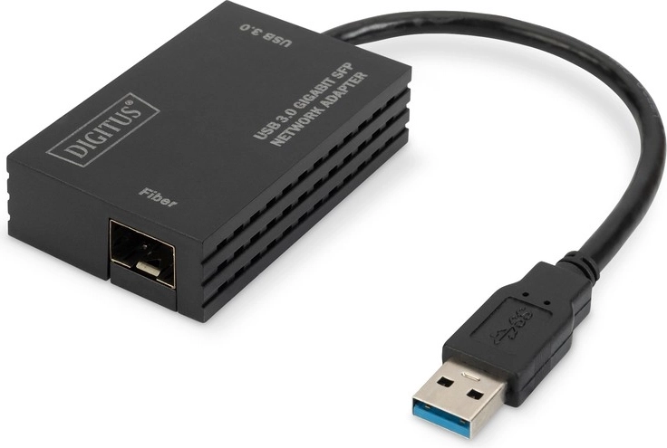 Digitus USB 3.0 adaptér na gigabitový SFP Ethernet (RJ45/SFP) 1 Gb/s