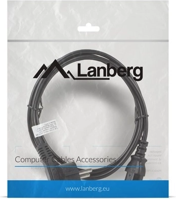 Napájecí kabel 1,8M černý s koncovkami CEE 7/7 - IEC 320 C13