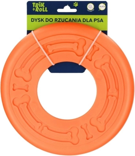 Oranžový létající disk pro psa
