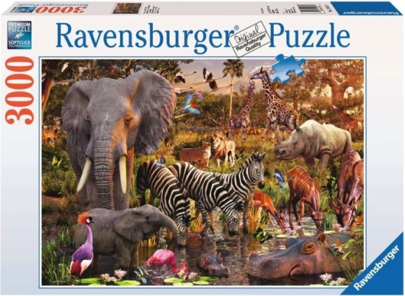 Ravensburger puzzle Africká zvířata 3000 ks