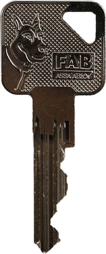 Klíč FAB 3 Home R107 – polotovar pro cylindrické vložky