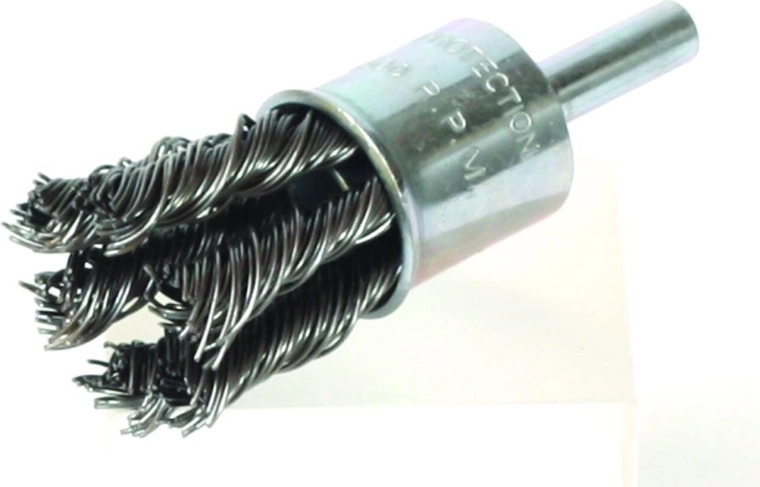 Koncový rotační kartáč FESTA 26 mm, ocelový drát COPY, stopka 6 mm