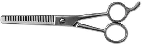 Holičské efilační nůžky z nerezové oceli 15,5 cm