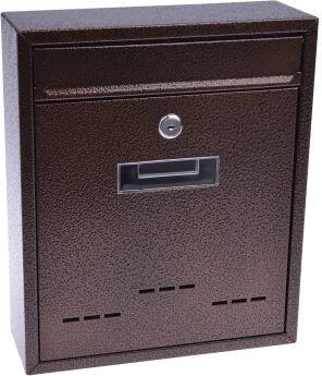 Poštovní schránka RADIM M měď antik 260 × 310 × 90 mm