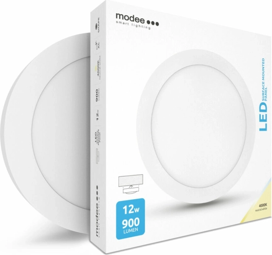 Kruhový LED panel Modee Smart Lighting 12 W, neutrální bílá