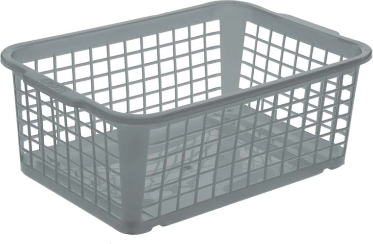 Plastový košík Keeper 20 × 30 × 11 cm šedý