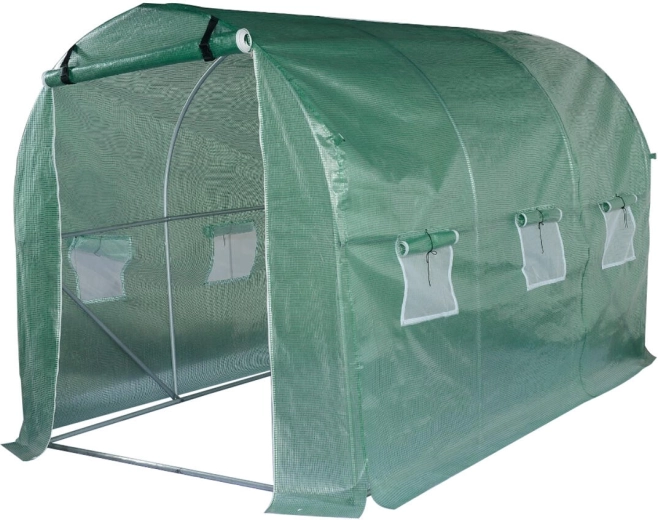 Zahradní fóliovník XXL 450 × 200 × 200 cm, 9 m², 140 g/m²