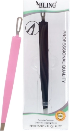 Profesionální pinzeta na obočí BLING – černá