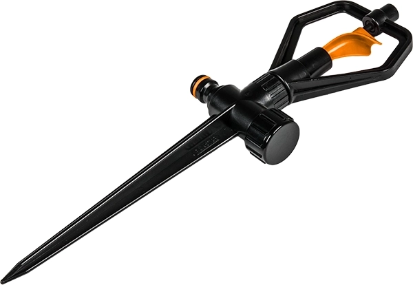 Otáčivý zahradní rozstřikovač Motýlek s kovovým hrotem