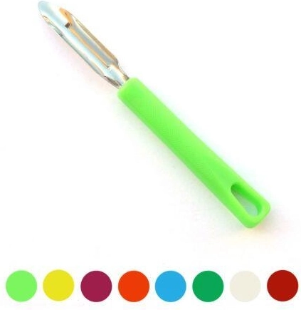 Kuchyňská škrabka z nerezu 17 cm s plastovou rukojetí