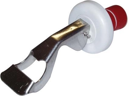 Uzávěr lahví s otvírákem z nerezu a plastu