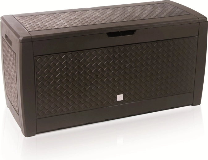 Zahradní úložný box s ratanovým vzhledem 310 l UMbra