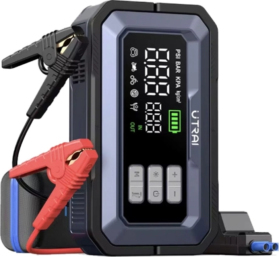 UTRAI JS30 startovací zdroj s kompresorem a OBD‑II diagnostikou