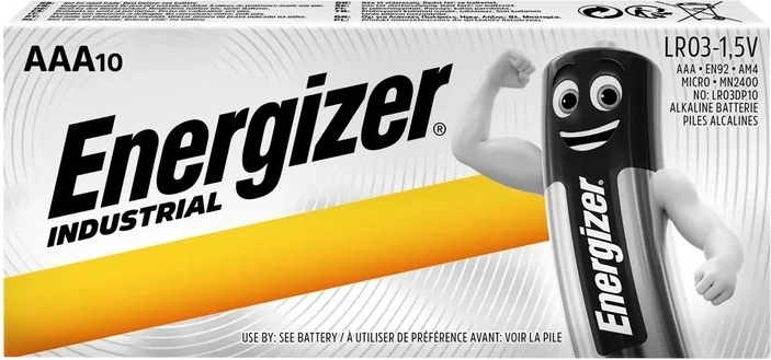 ENERGIZER industrial aaa lr03 alkalické baterie, 10 ks (bulk)