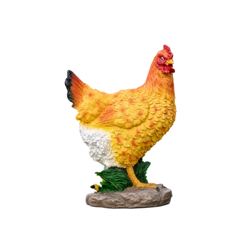 Dekorativní figurka slepice 22 × 13 × 28 cm
