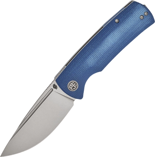 Kapesní nůž Petrified Fish Beluga, modrá Micarta, stonewash čepel 9,2 cm