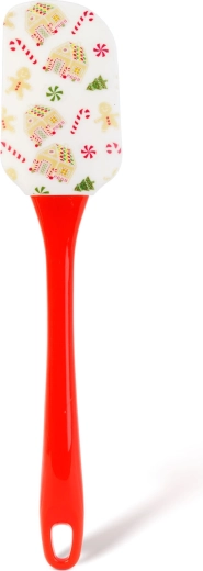 Vánoční kuchyňská stěrka se silikonovou hlavou 25,4 cm