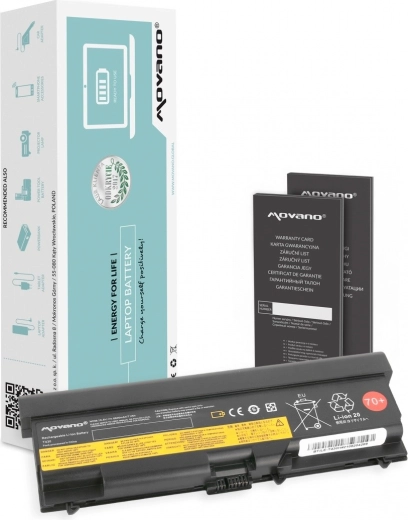Baterie Movano pro Lenovo ThinkPad L530 / T430 / T530 6600 mAh (71 Wh)