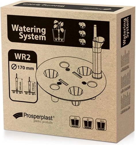 Zavlažovací systém do kulatých květináčů ROUND WR2 s ukazatelem hladiny