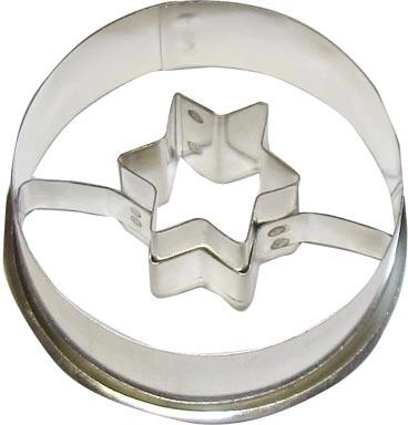 Vykrajovátko na cukroví kolečko s hvězdičkou