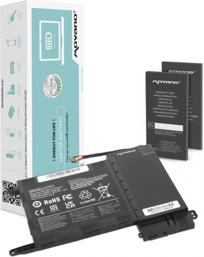 Baterie Movano pro Lenovo IdeaPad Y700-15ISK (Y700) 4050 mAh / 60 Wh