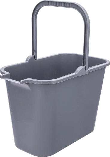 Šedý kbelík na mop 12 l