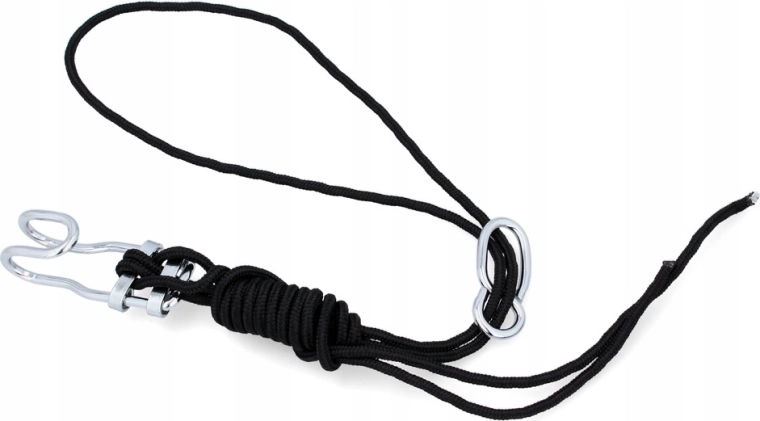 Sada pro zavěšení houpací sítě s háky a lany, nosnost 200 kg