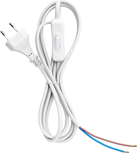 Napájecí kabel Retlux RPC 76 s vypínačem, 2 m, bílý