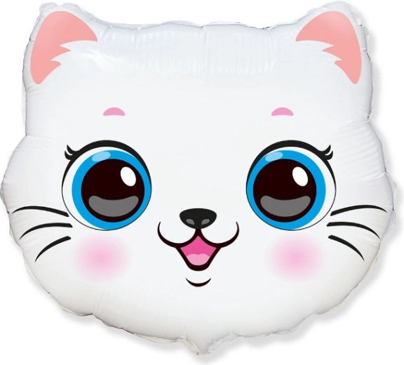 Foliový balónek kočička 51 × 55 cm