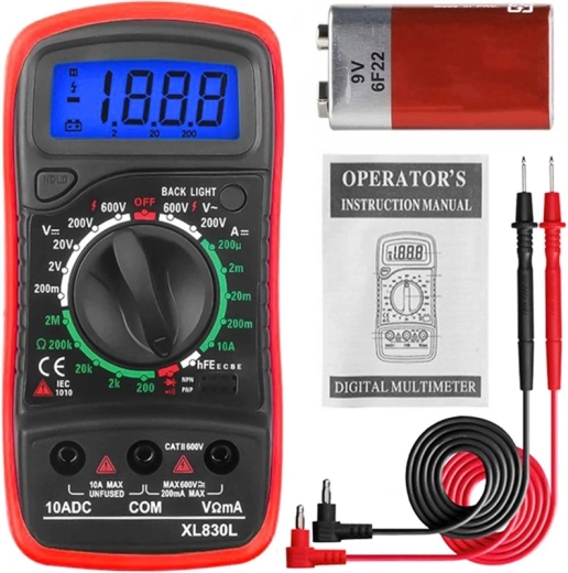 Digitální multimetr Renew Force červený