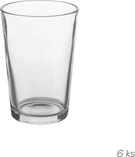 Sada sklenic 200 ml, 6 ks