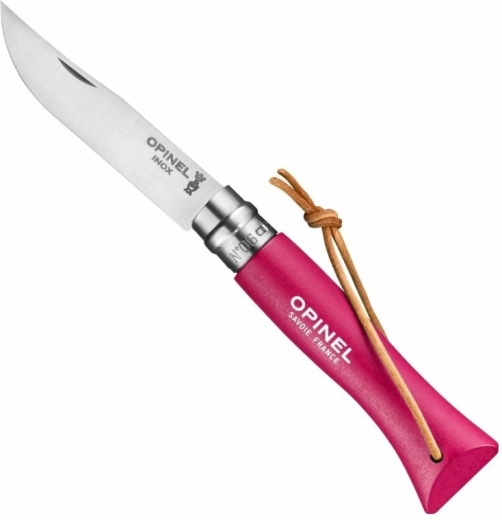 Opinel N°06 Trekking Raspberry kapesní nůž, růžový buk